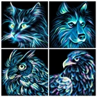 Алмазная вышивка EverShine с животными, 5D картина из страз, полная выкладка, вышивка крестиком в виде кошки, стразы, искусство, хобби, домашний декор ручной работы