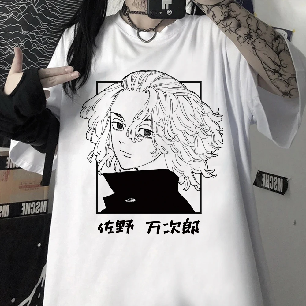 

2021 Anime Tokyo Revengers Tee Shirt Tops Short Sleeve Casual Men Tshirt Clothes Male Unisex