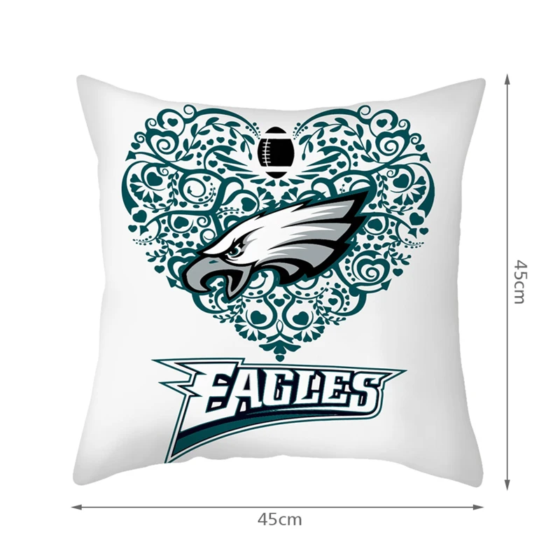 

Decorative Pillowcases Football Soccer Club Sports Team Pattern Throw Pillows for Living Room Bedroom Sofa Chair Cushion Cover