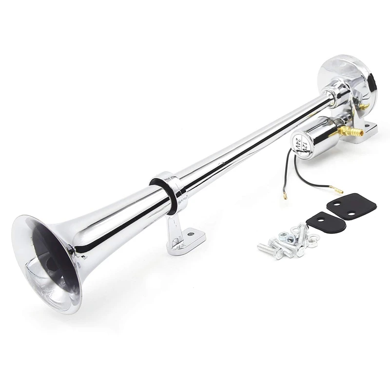 1 шт. очень громкий хромированный клаксон 45 мм Автомобильный катер поезд 12 В/24 В