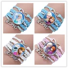 Браслет из мультфильма Холодное сердце 2, Эльза, Анна, принцесса, экшн-фигурка аниме, игрушки, прекрасный браслет для девочки, подарок, рождественские подарки, игрушки, 2021