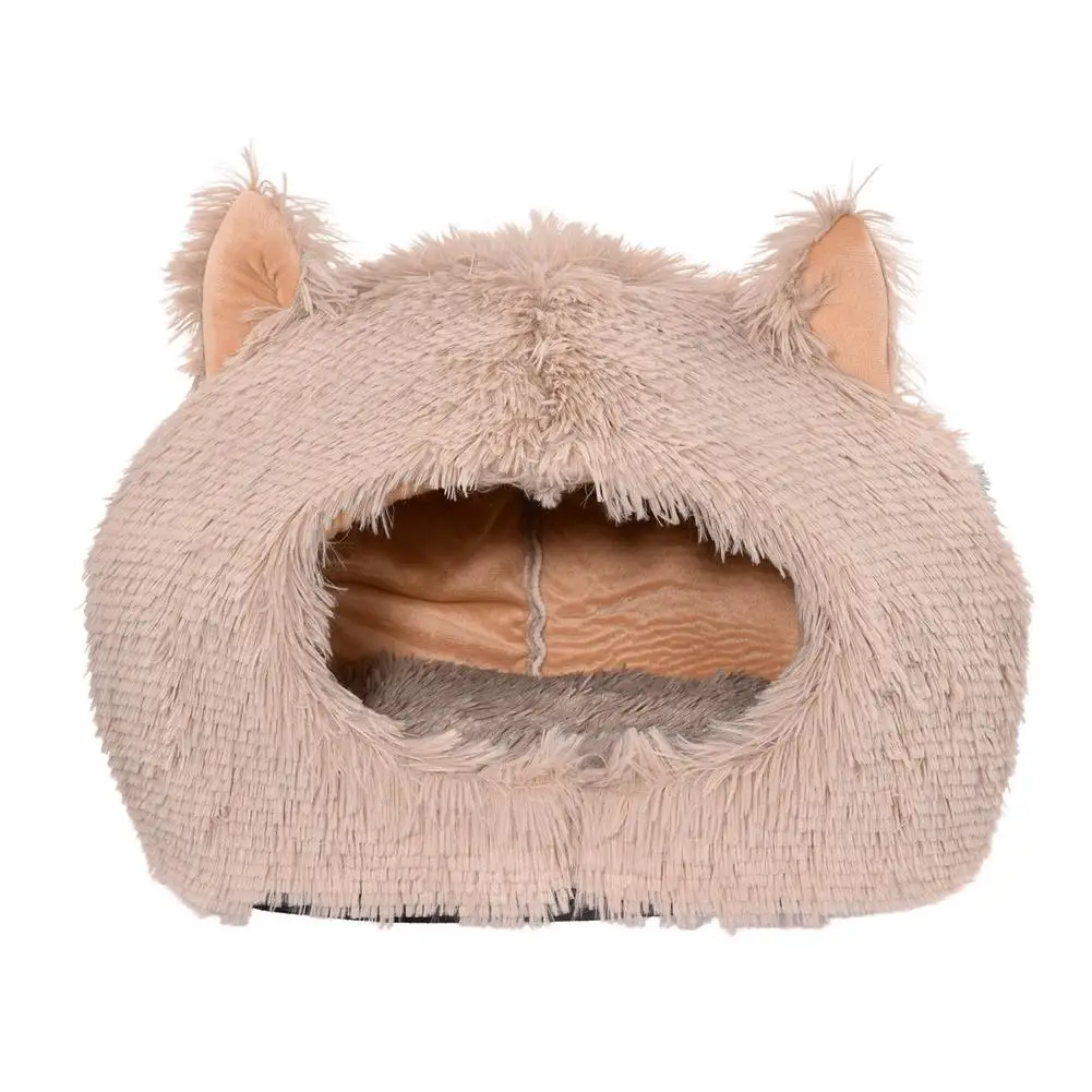 

Cat Dog House Cat Cave Bed Warm Kitten Bed Small Dog Bed With Cover Pet Tent Winter Cat Hut For Pets Puppy Home Indoor