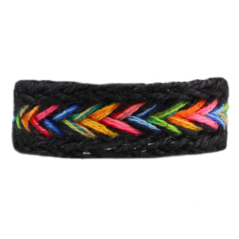 ИмэйСон Модные многослойные браслеты из канатов и гемпа разноцветные на запястье для мужчин, подарки на день рождения.