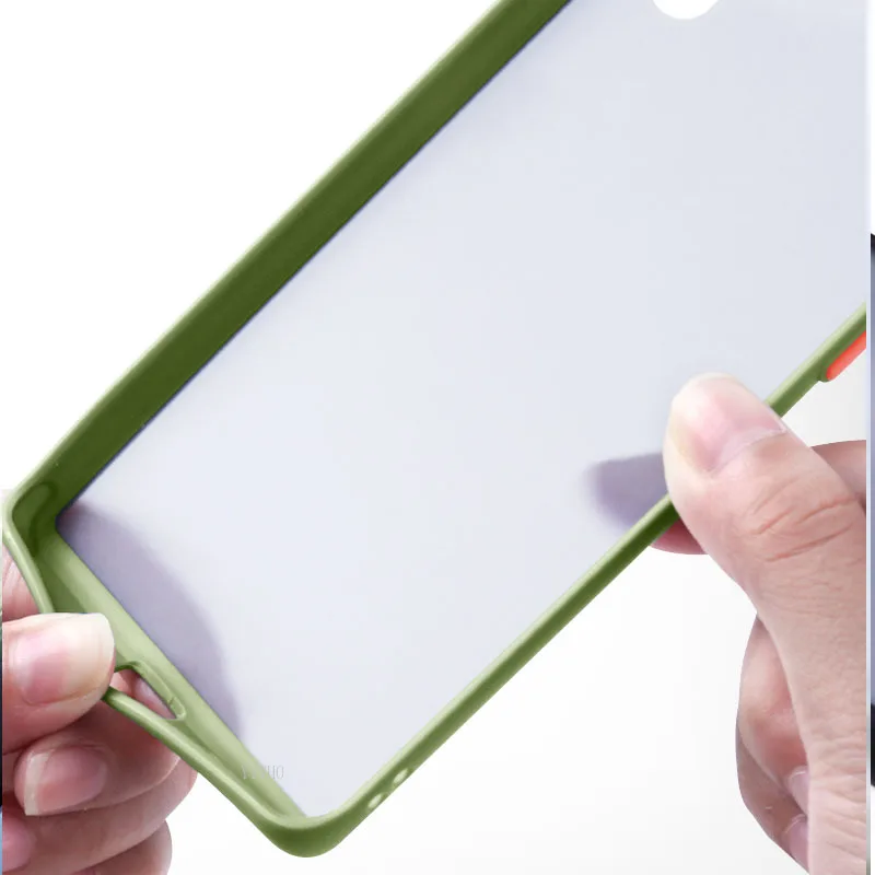 

For Oppo A92 Case on For Oppo A52 A72 A52 A5 A9 2020 Case Silicone cover a 92 72 52 9 5 Matte Transparent Shockproof Phone Case