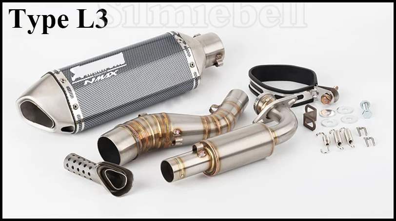 Лазерный Akra NMAX Escape Moto выхлопных газов для Yamaha 155 125 NMAX155 NMAX125 скольжения на мотоцикл