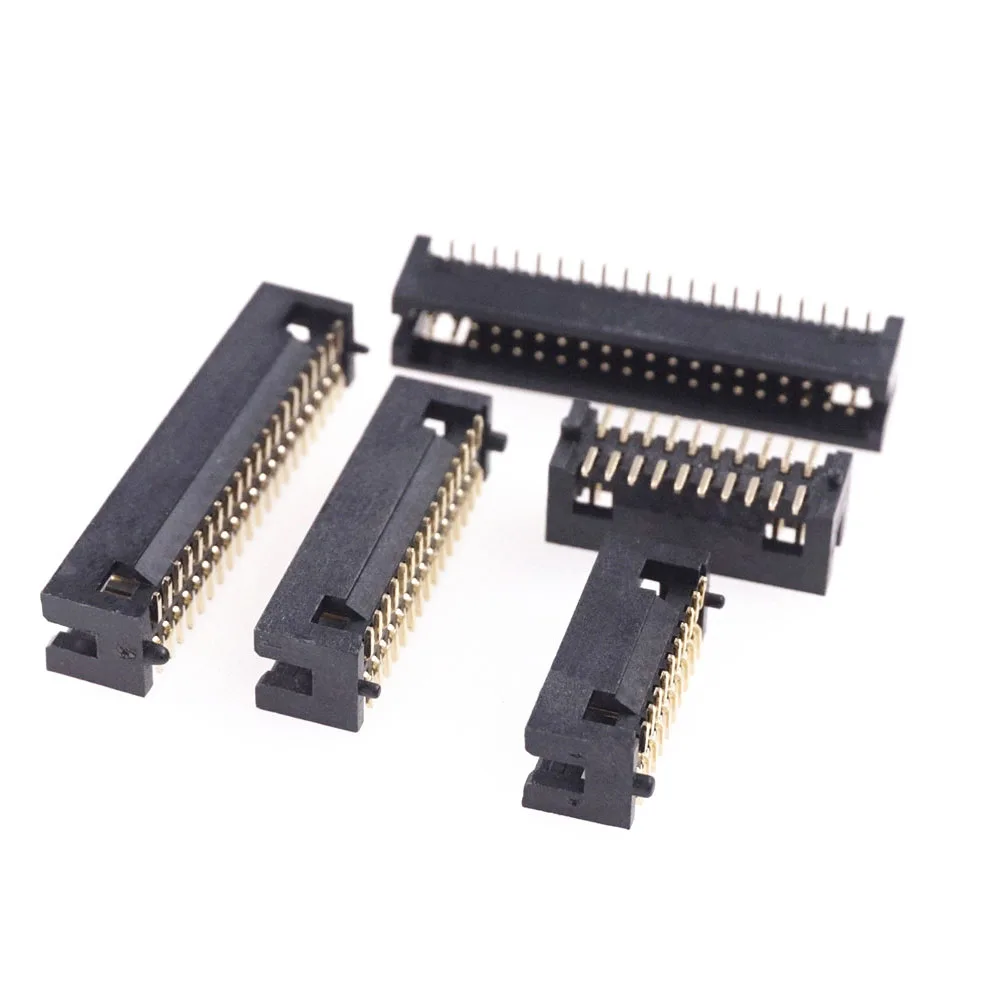 40 pcs .050" 1.27 mm Rectangular PCB Male Header SMT with Posts 20 30 40 50 60 80 100 Pin Dual Entry Surface Mount BTB Connector