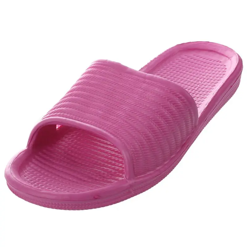 Мягкие женские шлепанцы для ванной сандалии обувь Вьетнамки цвет розовый