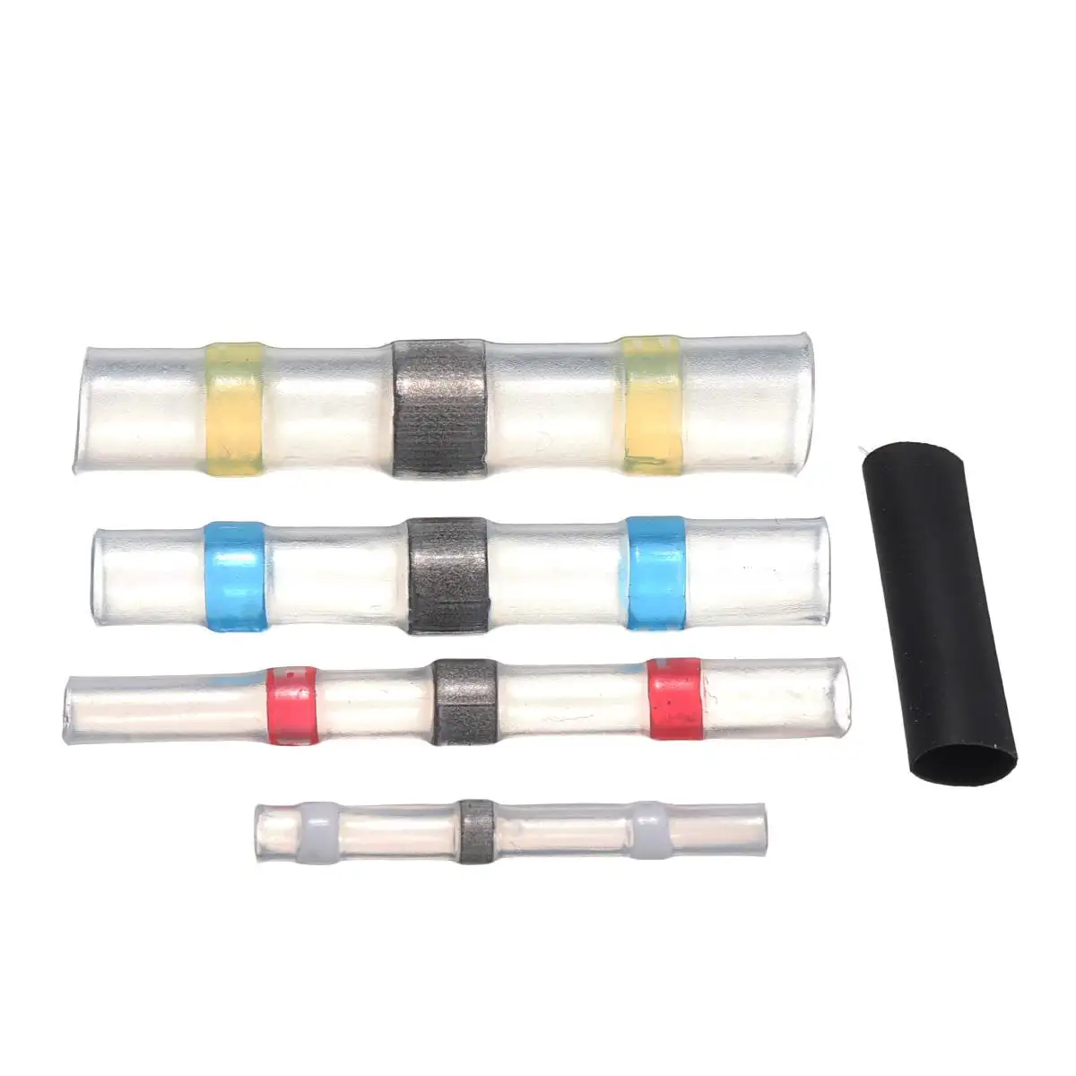 Водонепроницаемый термоусадочный соединитель для припоя 250 шт. усадочная втулка