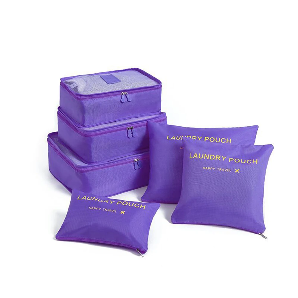 Purple Новинка, Нетканая переносная сумка для хранения одежды, органайзер, складная сумка для хранения двух размеров, сумка для подушки, одеяло, постельные принадлежности, новинка - Цвет: Purple