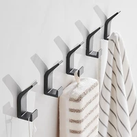 wall mounted bathroom hook black white housekeeper on wall kitchen organizer gadget storage hooks door wall hangers towel hook