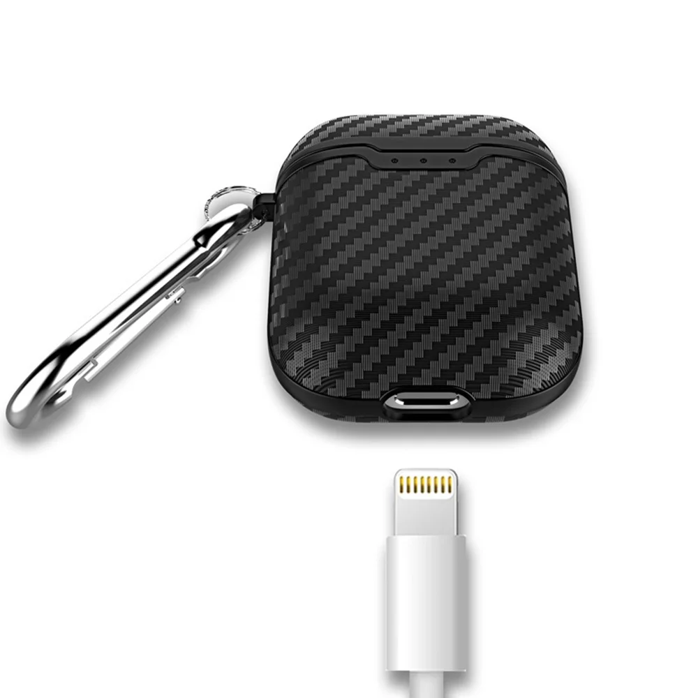 Пылезащитный чехол для гарнитуры для Apple, гарнитура для airpods, чехол, кожный чехол, настоящие чехлы из углеродного волокна ультратонкий протектор для AirPod