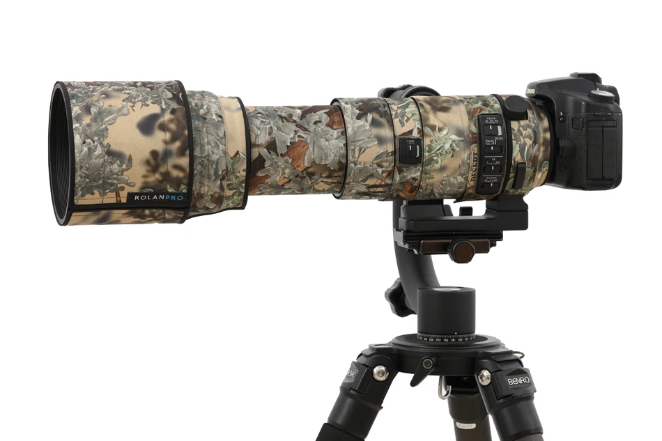 Защитный чехол для объектива ROLANPRO камуфляжный накладка SIGMA 150 600 мм спортивный