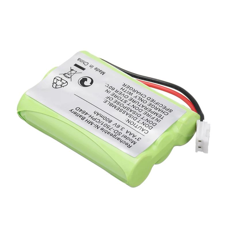 800mAh 3.6V NI-MH Rechargeable Replacement Cordless Home Phone Battery for Motorola SD-7501 V-Tech 89-1323-00-00 AT &amp T Lucent 2 |