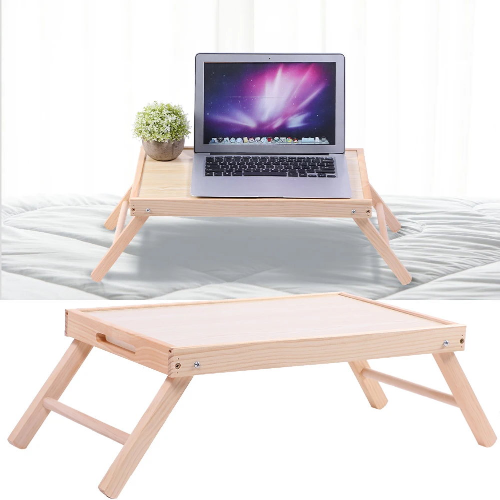 

Foldable Multi‑Purpose Bed Table Support Laptop Stand Desk Breakfast Snack Tray For Eating Reading Dormitory Accessories