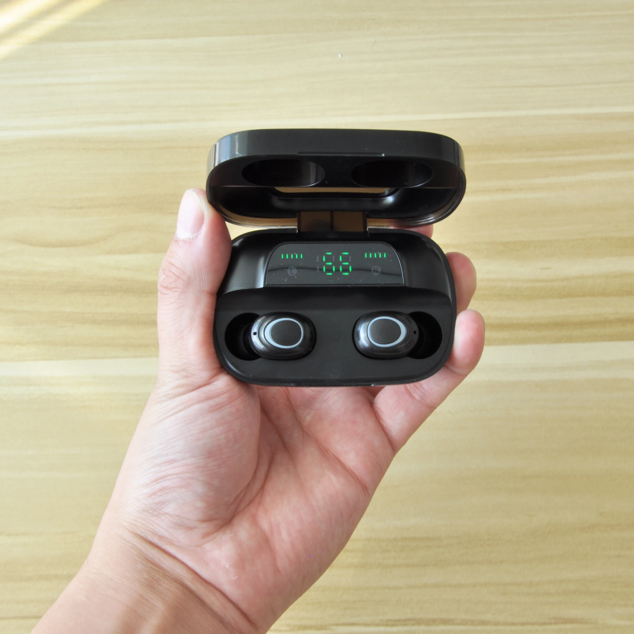 Новые беспроводные наушники-вкладыши для спорта, Bluetooth 5,0, сенсорные наушники, встроенный микрофон, звонок с зарядным устройством 3000 мАч для samsung