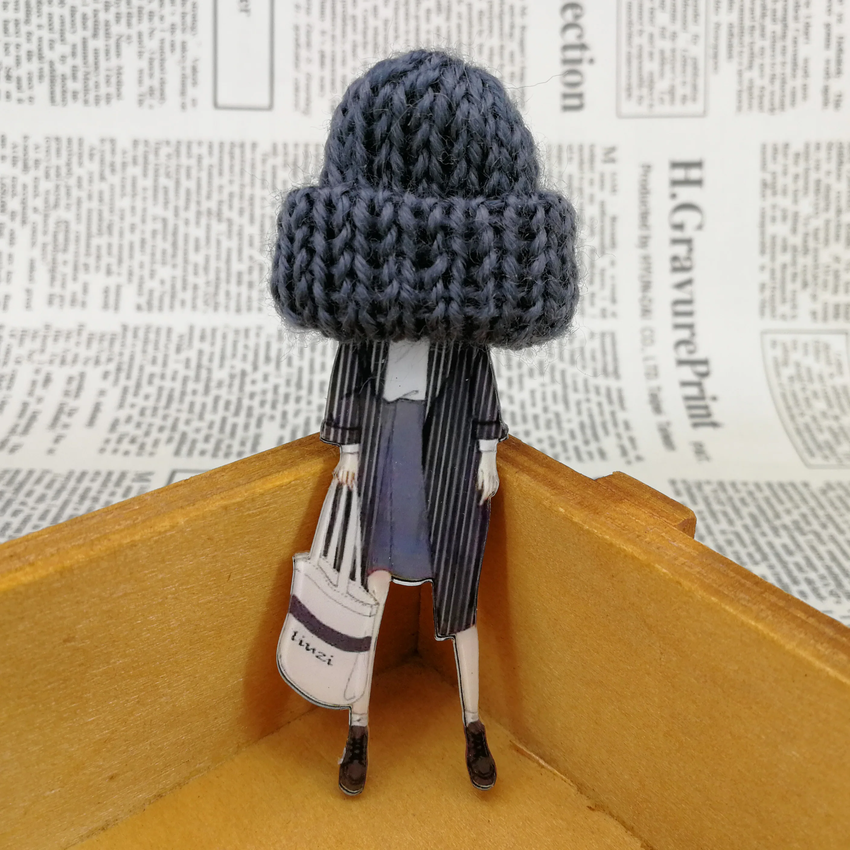 Новая женская Милая акриловая аниме брошь булавки для женщин DIY модные девушки