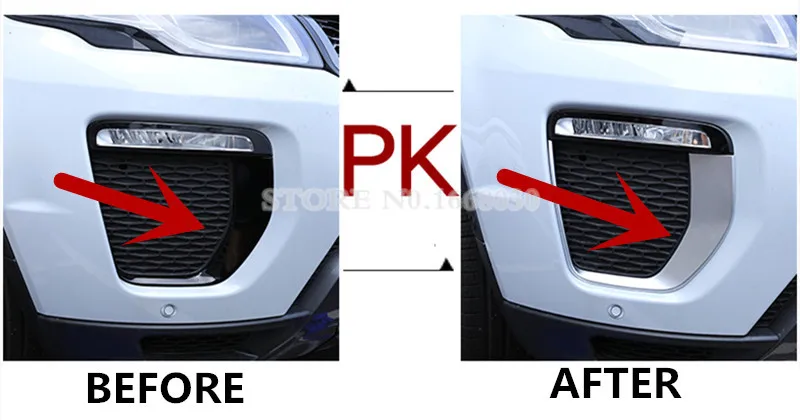 ABS Front Fog Light Lamp Cover Trim For Land Rover Range Evoque 2016 Only Fit The Dynamic Model | Автомобили и мотоциклы