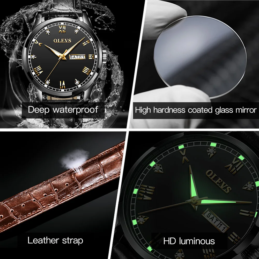 

Waterproof quartz watch GX-8696 is specially designed for fashionable men