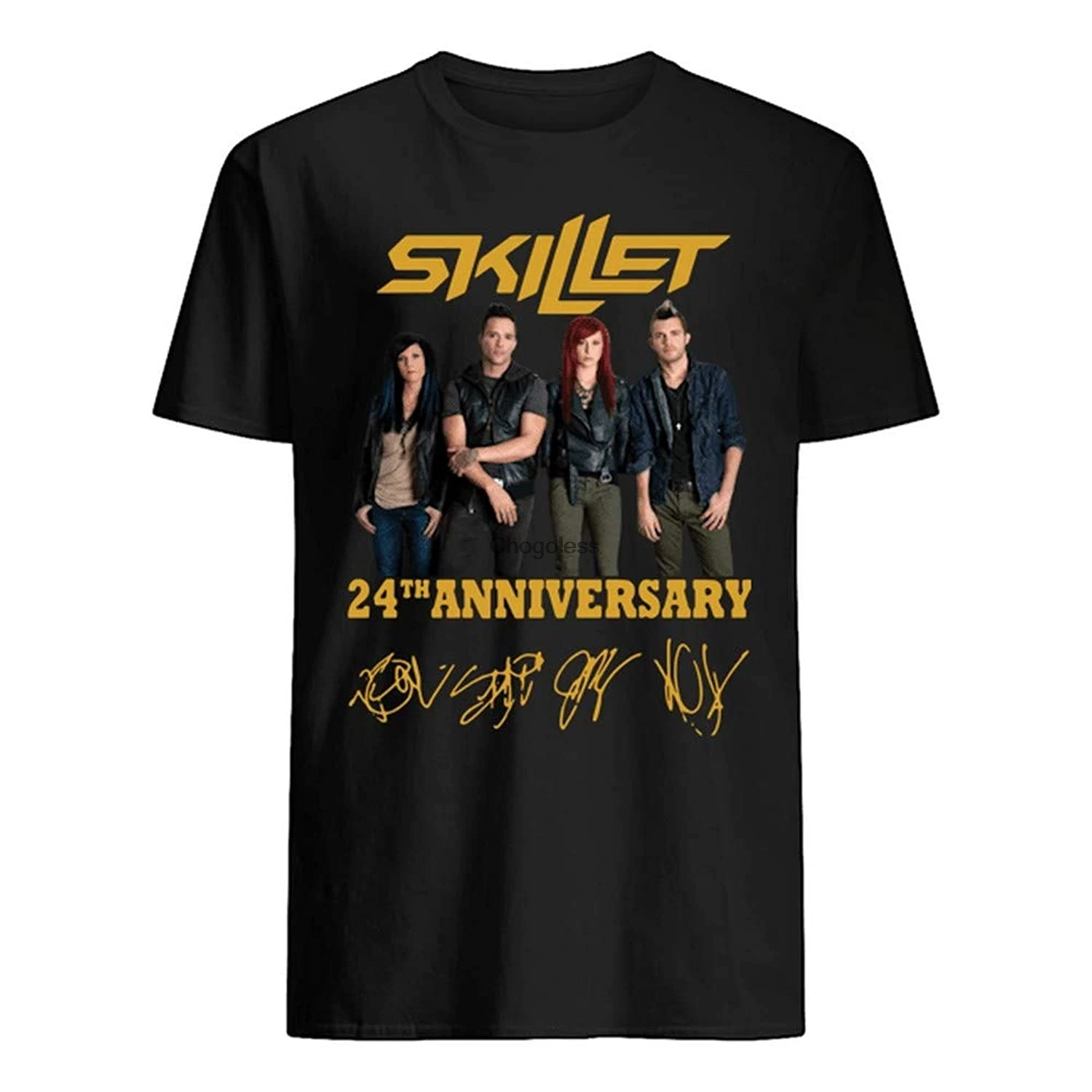 Skillet рубашка с надписью на 24 юбилей 1996 2020 Мужские женские мужские милые