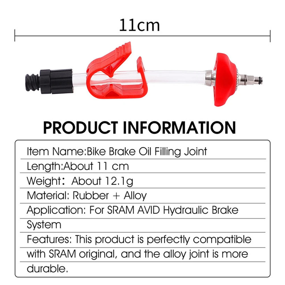 

Bike Brake Oil Filling Joint For SRAM AVID Hydraulic Brake System Brake Oil Filling Joint Bicycle Repair Tool Bicycle Acces
