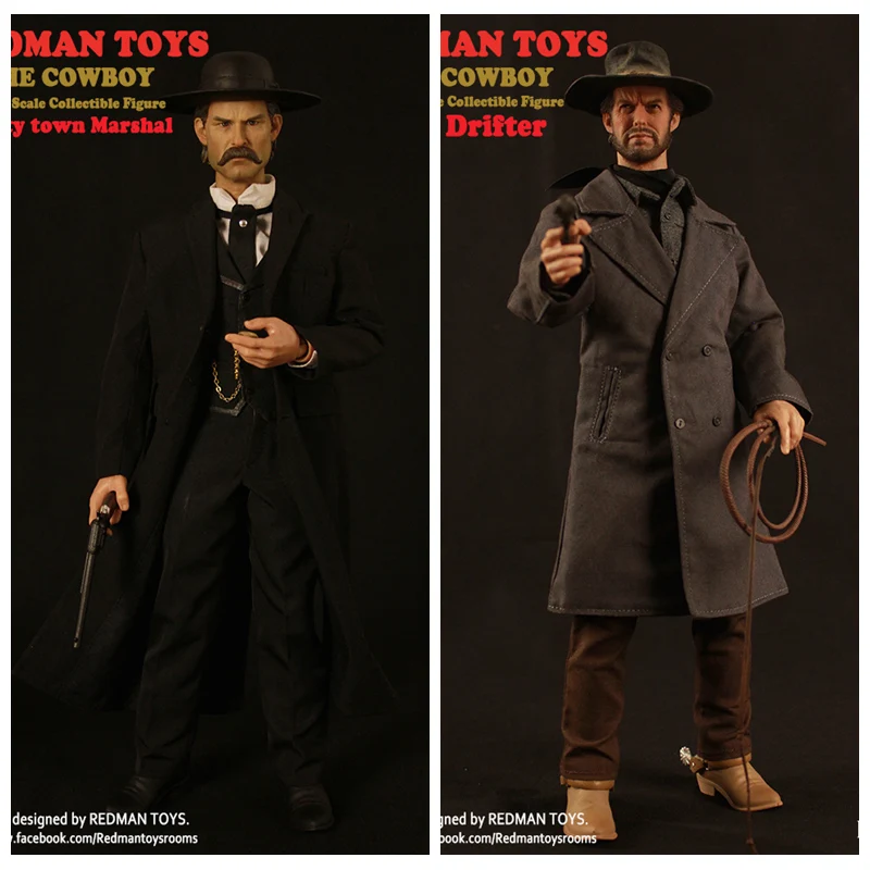

1/6 Scale Collectible Figures Tombstone Western Cowboy Deputy Town & The Drifter 12" Action Figure Doll Plastic Model Toys Gift