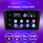 Автомобильный мультимедийный плеер на Android для Mazda 3 BK Mazda3 2004 2005-2009, Авторадио с GPS-навигацией, FM-камерой, DVR OBD