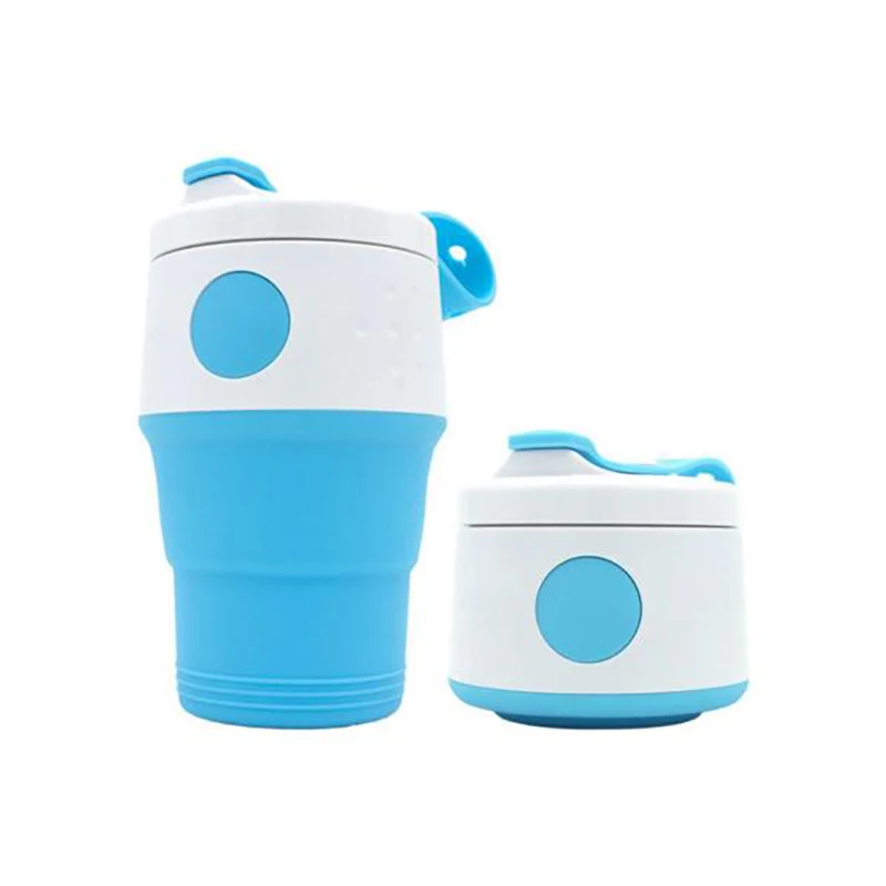 395 мл Лидер продаж складная кофейная чашка уличная силиконовая бутылка для воды