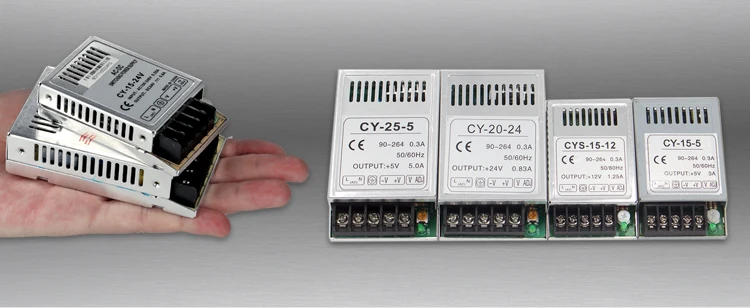 Горячая одиночный выход питания 15 Вт мини-размер smps 220vac к 5vdc 12vdc 24vdc конвертер