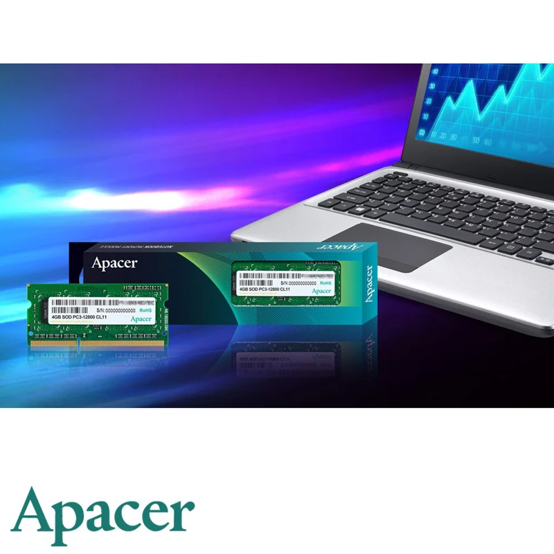 APACER 4 ГБ/8 ГБ SODIMM DDR3L 1600 PC3L 12800 оперативная память для ноутбука DDR3 L