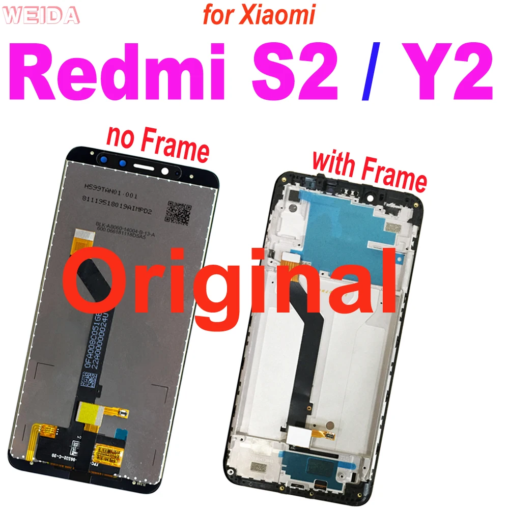 Оригинальный ЖК дисплей 5 99 дюйма для Xiaomi Redmi S2 сенсорный экран дигитайзер в сборе