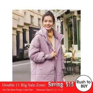 INMAN 2019 зимнее Новое поступление повседневное пальто с капюшоном и