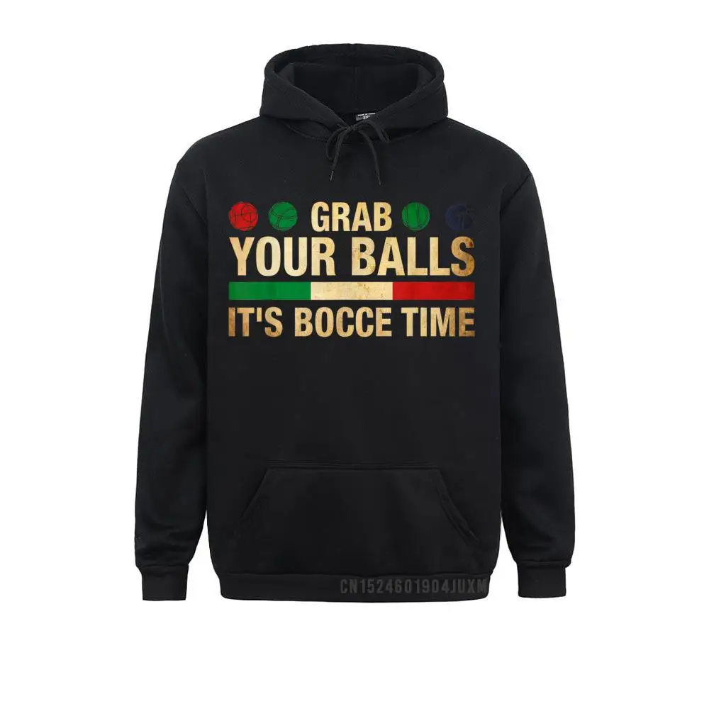 

Мужской свитшот с надписью «Take Your Balls Its Bocce Time»