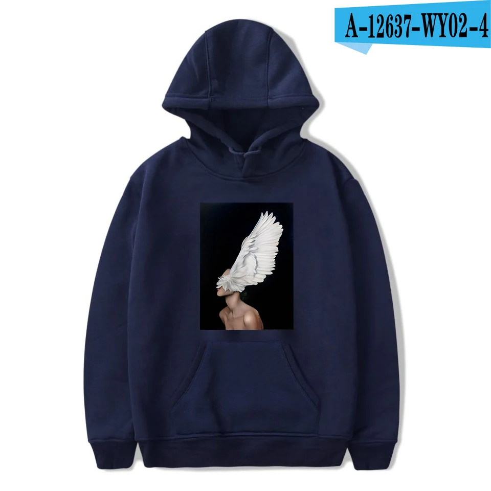 Flash, эстетика, сексуальные худи с изображением цветов, свитшоты, Хлопковые женские толстовки с капюшоном, новые сексуальные цветы, осенне-зимняя одежда, пуловеры - Цвет: blue
