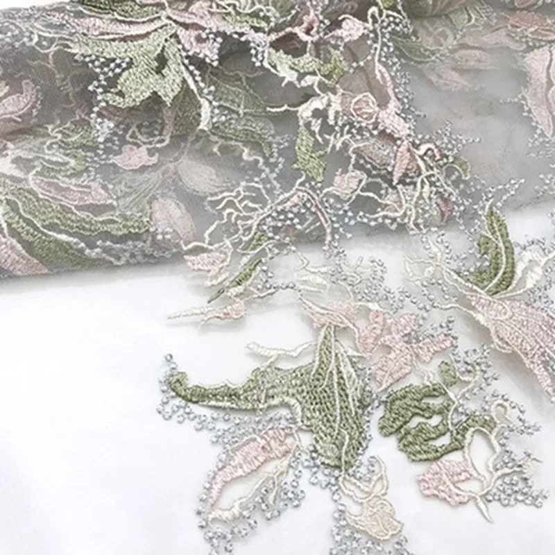 Новое Женское платье сетчатая ткань вышитая полноцветная полиэстер кружевная с