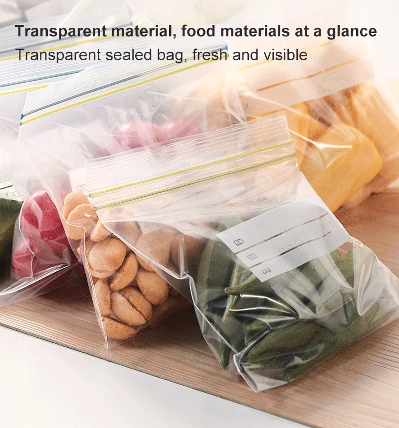 

15/20/30pc Clear Stand Up Pouch Plastic Zip Lock Bags Zipper Transparent Nut Fruit Snack Self Seal Food Storage Package Poly Bag