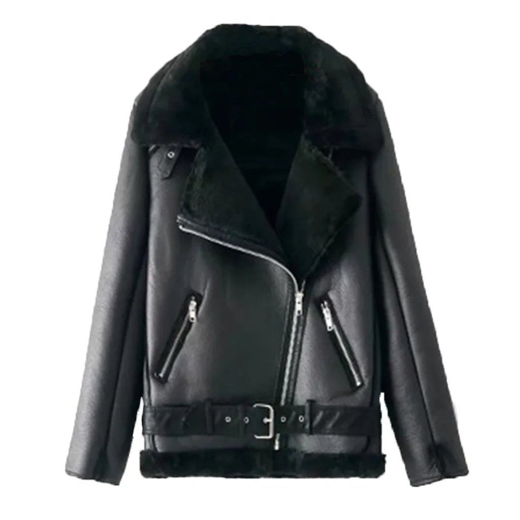 Теплая женская зимняя мотоциклетная бархатная куртка SAGACE женские короткие