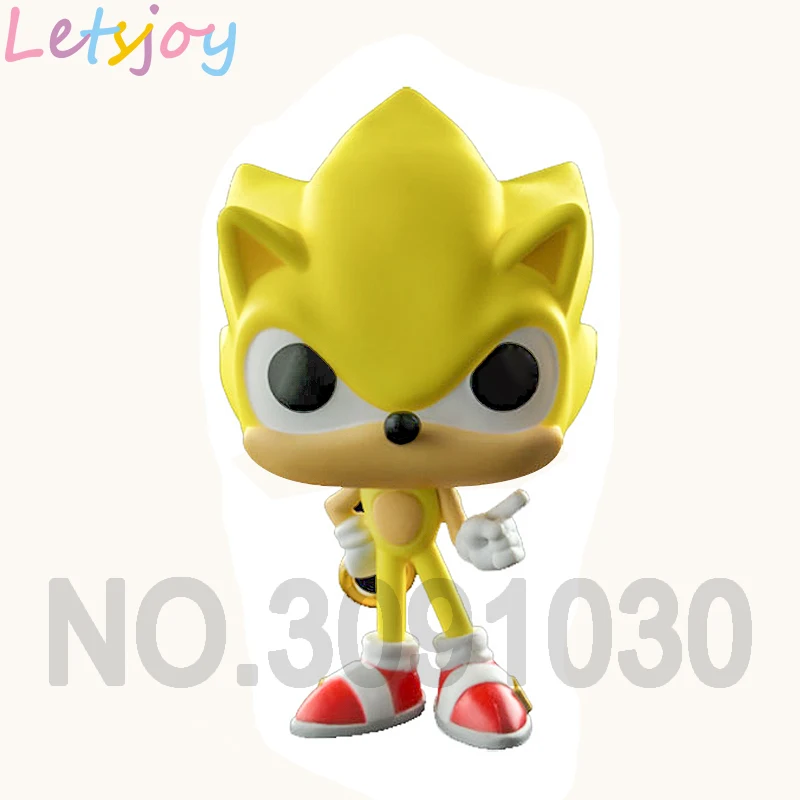 Sonic Shadow Ежик синий желтый черный скорость поп игра лошадь ребенок yada фигурка