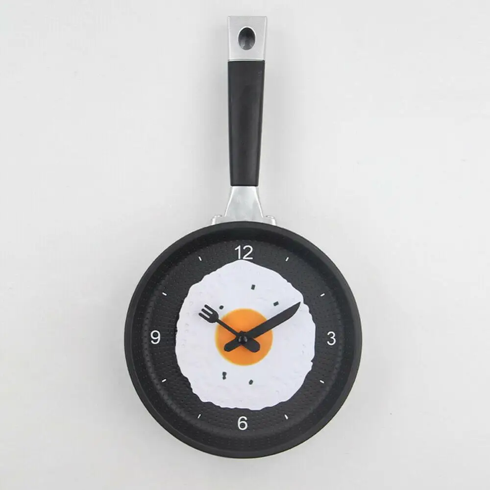 Новинка 2020 настенные часы для сковороды вилки и ножа подвесные детской с жареной