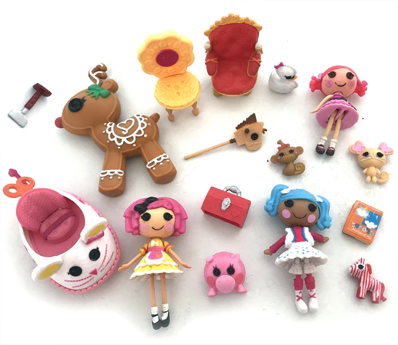 Мини-кукла Lalaloopsy с аксессуарами для питомцев 16 шт. в наборе коллекционные фигурки