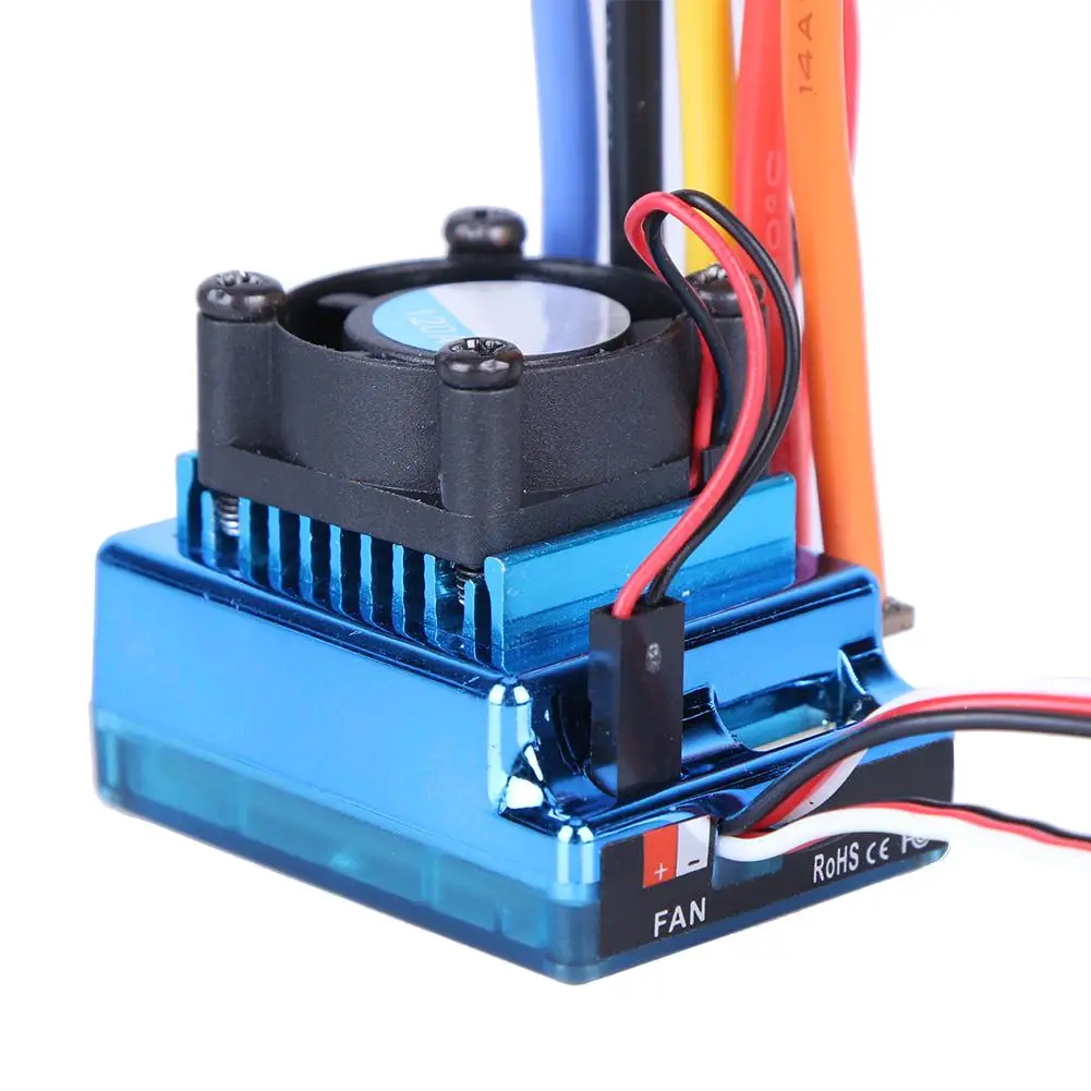 RC Racing ESC 120A бесщеточный датчик большой ток контроллер скорости для 1/8 1/10 1/12 Car Crawler