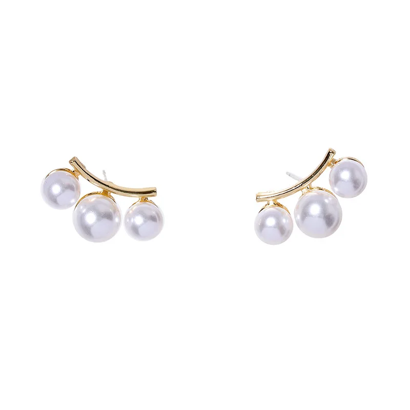 

Fashion Different Series Pearl Circle Earrings for Women Girls Classic Rhinestone Irregular Earring Party Wedding Jewelry Gifts