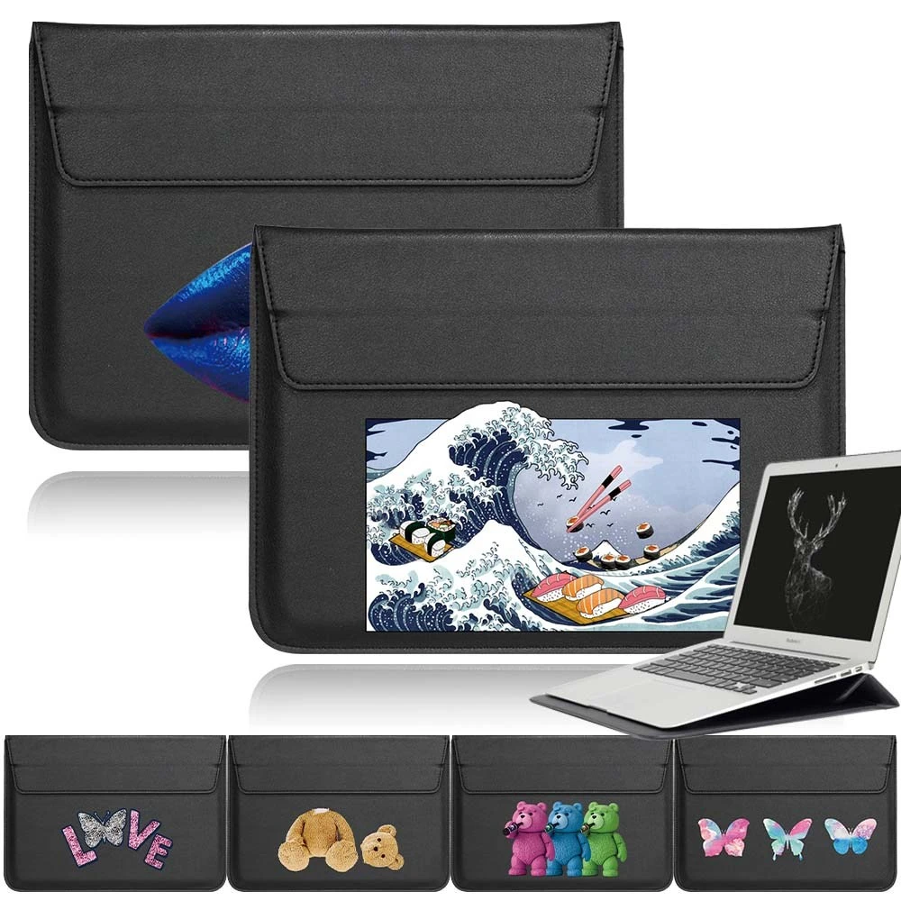 Сумка для ноутбука с мультяшными изображениями MacBook Air Pro Huawei Dell Hp