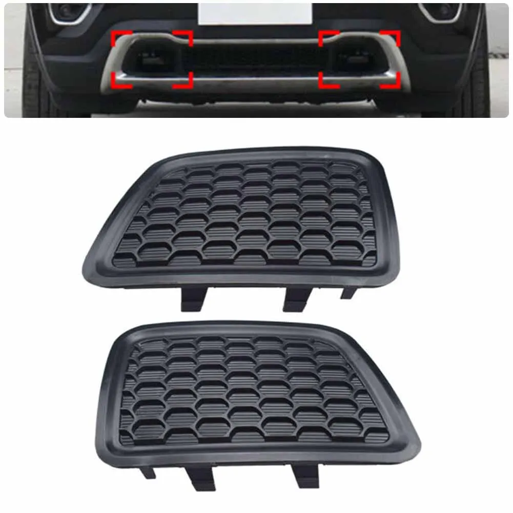 

(1 Pair) For Jeep Grand Cherokee Front Bumper Lower Trim Fog Lamp Frame 68143098AC 68143099AC