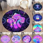 Психоделический круглый ковер в виде грибов для гостиной, коврики, Детский ковер, Мягкий Нескользящий напольный коврик для детской спальни, коврик