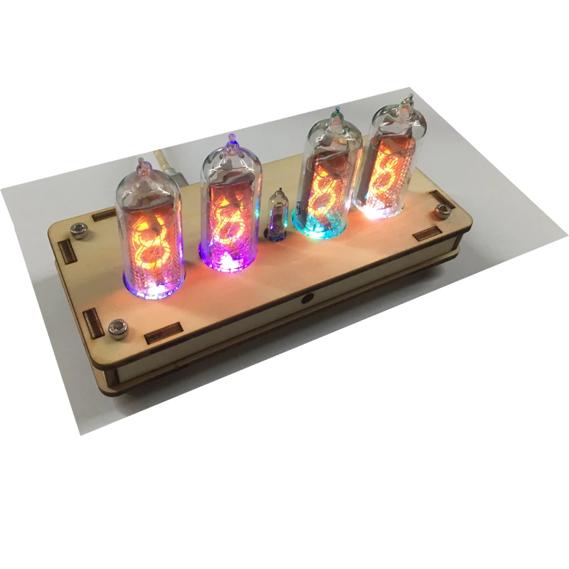 Бывший Советский Союз IN14 светящиеся трубчатые часы набор сделай сам 4 битные