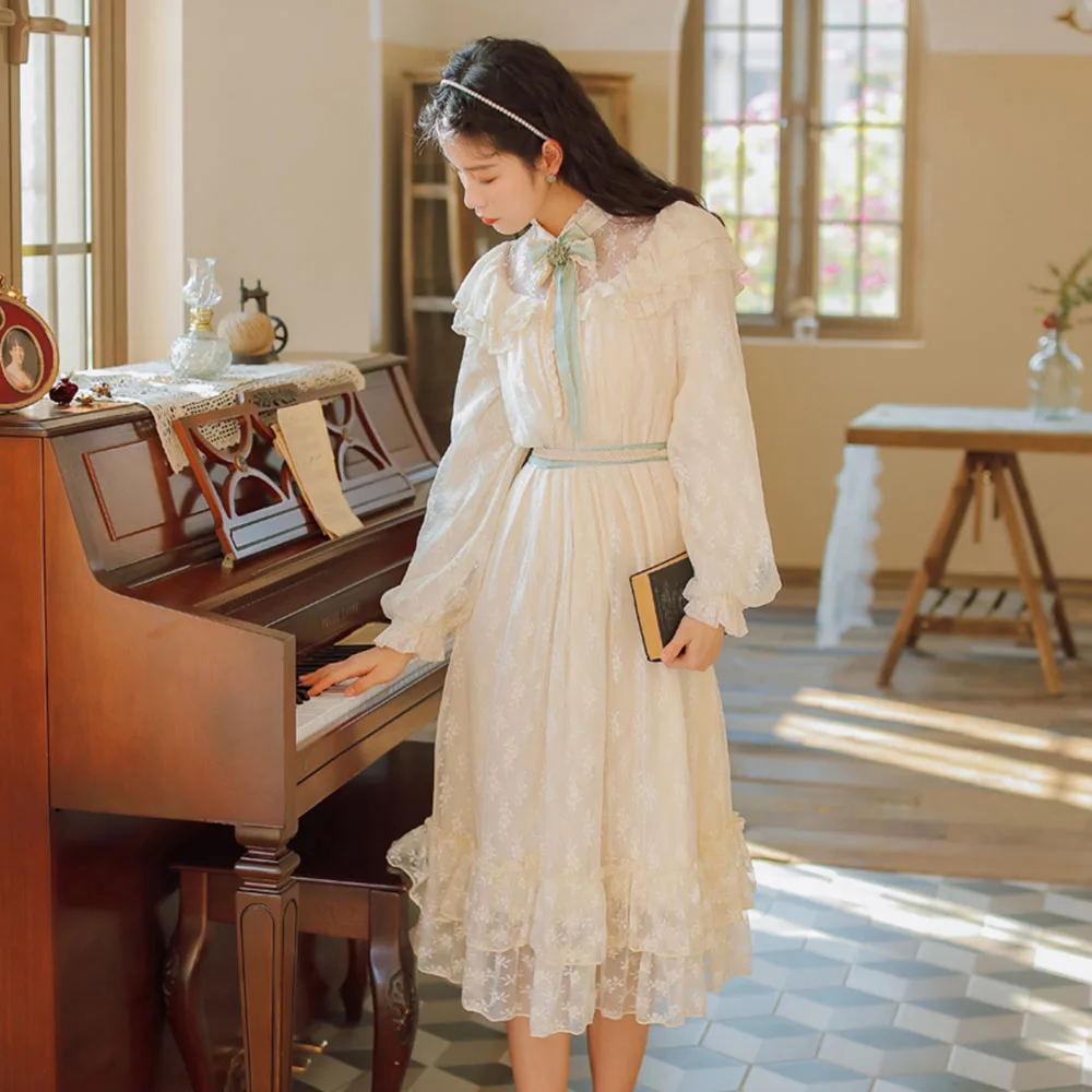 Винтажное женское платье в стиле ретро кружевное дворца женские платья