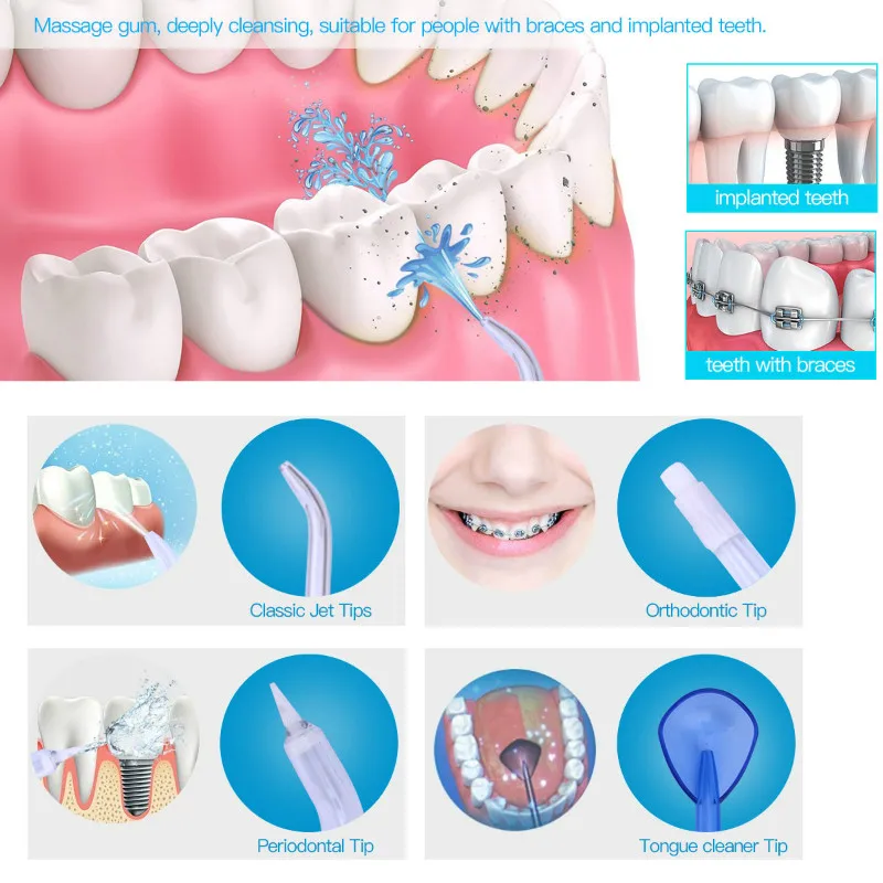 

1180 Nicefeel 1180 Smart Oral Irrigator With Two Operation Modes Dental Flosser
