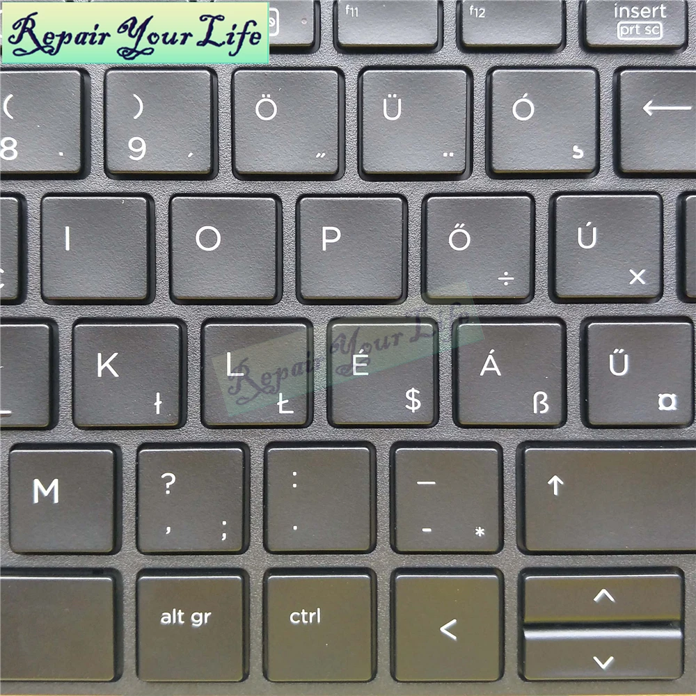 Болгарская Клавиатура для ноутбука HP Probook 450 G3 G4 455 470 BU BG серая с подсветкой рамы
