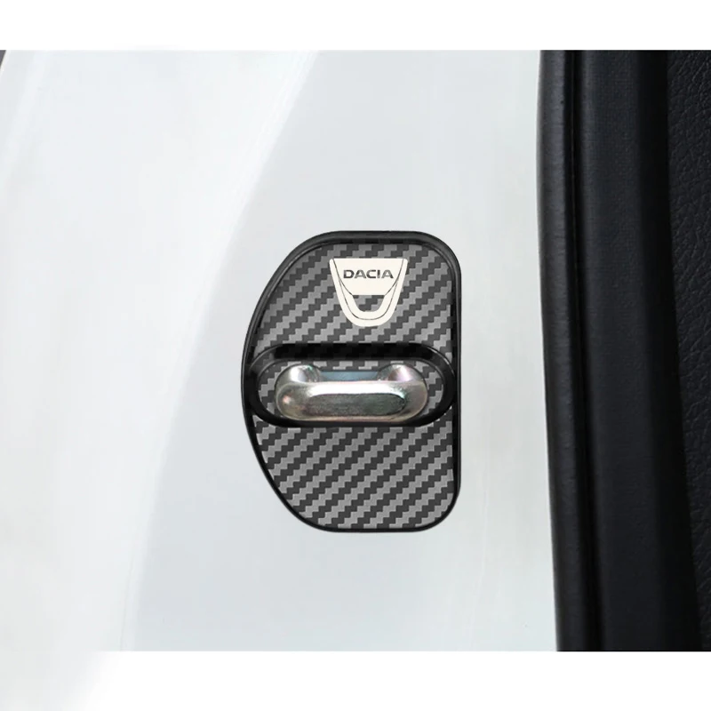 4 шт. чехол из углеродного волокна для стайлинга автомобиля крышка замка