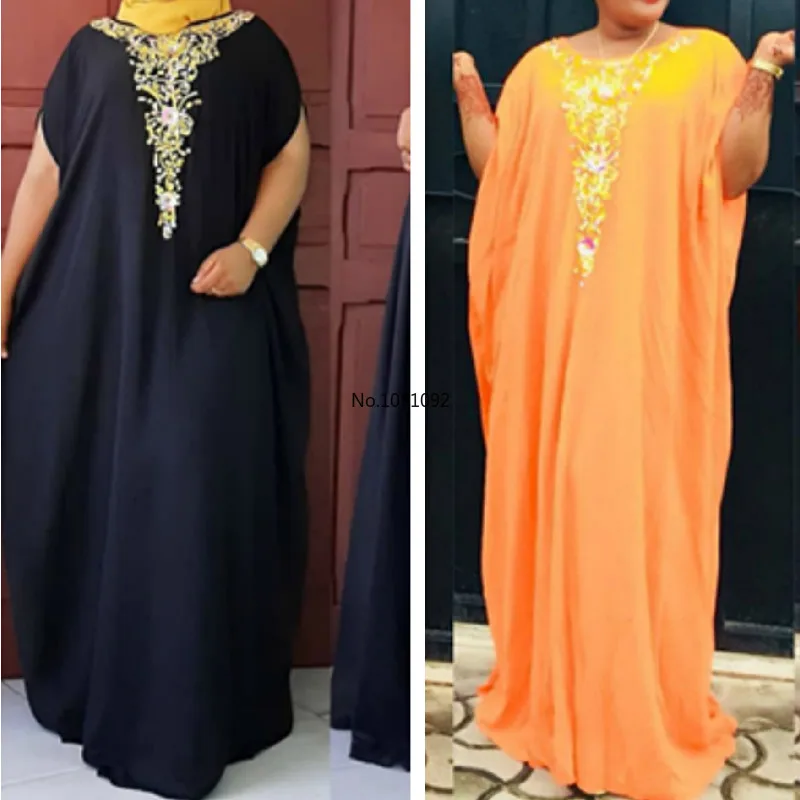 Длина 154 см супер Свободное длинное платье новый стиль африканские женские